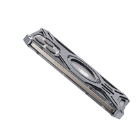 Coque de téléphone portable magnétique creuse en alliage détachable blindé de luxe coque de téléphone anti-chaleur en aluminium pour Iphone 15 14 13 pro max