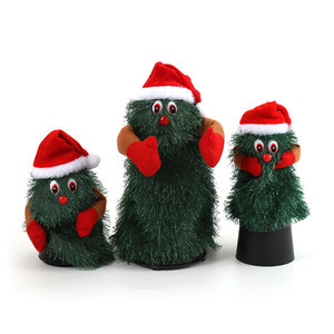 New rotating musical Christmas <b>tree</b>, Christmas decoration, Christmas gift, plush toy, electric doll. - Product Image 4