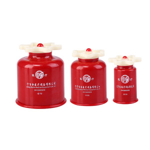 Juego de ventosas Lily Hand Twisted, color rojo, 3 unidades, con terapia magnética giratoria, ventosas de vacío de gran tamaño para masaje terapéutico. - Product Image 1