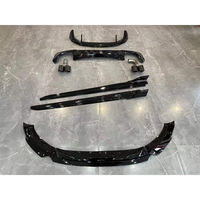 Kit carrosserie jupe latérale de becquet avant et arrière en fibre de carbone pour BMW X3 G01
