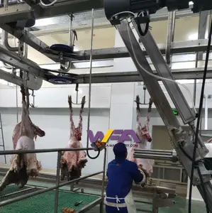 Halal Sheep Slaughterhouse Design Butcher Equipment Lamb Carcass Processing Line For Goats Abattoir Machines
