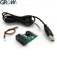 Module de lecteur de codes-barres intégré GROW GM67 DC5V à détection automatique, lecteur de codes QR USB UART, moteur de numérisation pour Windows