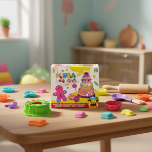 Crea La Torta Playdough Set 19x23 Cm With Mold And Tools For Kids 3+ Years - Product Image 3