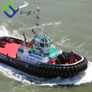 Tug marine boat accessories fenders for ship protection SS Accessories Tug Use Tugboat W Rubber Fender Sale