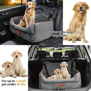 Detachable <strong>Dog</strong> Car Seat Memory Foam <strong>Dog</strong> Booster Seat <strong>Dogs</strong> Travel <strong>Bed</strong> With Thick Cushions Storage Bag For Large/medium-sized <strong>Dogs</strong> - Product Image 3
