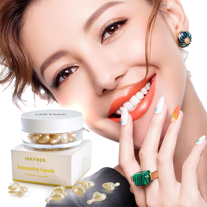 卸売りアンチエイジング若返りフェイスファーミングカプセルビタミン<span class=keywords><strong>E</strong></span>天然シードオイルペプチド血清しわリダクション減速用 - Product Image 3