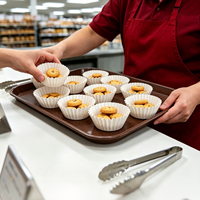 Wegwerp PE-gecoate proefbekers, voedselveilige papieren bekers voor fastfoodketens, supermarkten & restaurants