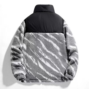 OEM logo personalizzato all'ingrosso Sport <span class=keywords><strong>Trench</strong></span> originale con cerniera manica lunga moda colletto personalizzato inverno <span class=keywords><strong>piumino</strong></span> di lana - Product Image 3