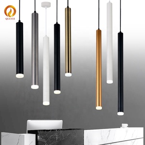 Lampada <span class=keywords><strong>a</strong></span> <span class=keywords><strong>Sospensione</strong></span> LED di Lusso in Alluminio, Illuminazione per Isola <span class=keywords><strong>Cucina</strong></span>, Decorazione Casa, <span class=keywords><strong>Lampadario</strong></span> Sospeso Oro e Bianco - Product Image 1