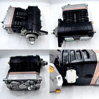 Compresor de Aire OEM de 12V, Modelo 1000406884 612630030405, Ensamblaje de Doble Cilindro para Motores WP12 y WP13, OLIVER para Weichai