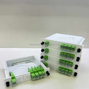กล่องแยกไฟเบอร์ออปติกแบบฝังใน 1x4 SC UPC APC PLC กล่องแยกไฟเบอร์ SC สำหรับกล่องกระจายไฟเบอร์แบบ Single Mode - Product Image 6