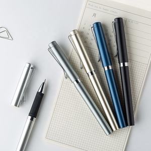 ปากกาเจลพลาสติกสีดำสีน้ำเงินสำหรับธุรกิจและนักเรียนปากกาของขวัญเพื่อการโฆษณาโลโก้และสีที่กำหนดเอง - Product Image 3