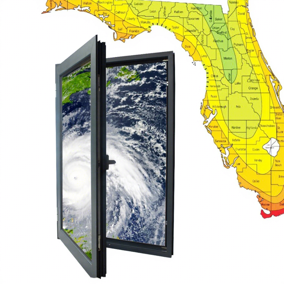 For Hurricane Impact Vertical Swing Aluminum Alloy Glass Doors ...
