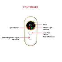 Masque de luminothérapie LED en silicone à vente chaude, 630 nm 850 nm, masque de luminothérapie rouge, double puce