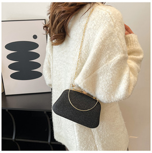 Borsa a Tracolla di Lusso con Catena, Clutch Quadrata con Diamanti per <span class=keywords><strong>Donna</strong></span>, Borsa <span class=keywords><strong>da</strong></span> <span class=keywords><strong>Sera</strong></span> alla Moda - Product Image 4