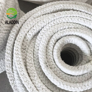 SS Draht verstärktes Twisted <span class=keywords><strong>Rope</strong></span> Kein asbest feuerfestes Keramikfaser-Woll schnur/Geflecht Hervorragend für den Außenbereich - Product Image 5