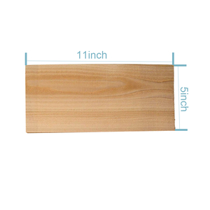Accesorios para Barbacoa al Aire Libre, Tablas de Madera de Cedro Rojo Occidental Natural, 6 Piezas, Tablas de Cedro para Asar Pescado, Carne y Verduras - Product Image 2