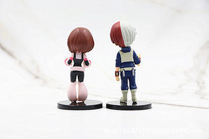 9PCS/SET Mini Size Boku No <b>Hero</b> Academia Midoriya Izuku Toga Himiko PVC Anime Figure Catcher Gachapon Egg <b>Box</b> Game Prize Toy - Product Image 5