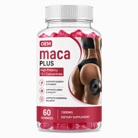 Gummies Maca Plus Concentré Haute Puissance, pour l'Énergie, l'Endurance, la Libido, la Vitalité, l'Équilibre Hormonal et le Bien-être Féminin OEM