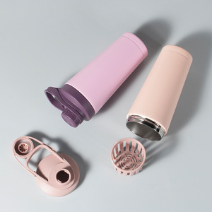 Stainless Steel Shaker Cup 304 Protein Powder Mixer Portable Sports Blender With Handle Travel Use - Product Image 4