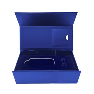 Oem vernünftigen Preis a5 Marineblau faltbare Voll magnet verpackung Geschenk Autos chl üssel Marke Box Verpackung