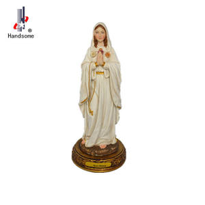 Statua Religiosa Cattolica Nuova OEM in Poliresina Ecologica, Figurina Artistica di <span class=keywords><strong>San</strong></span> Francesco, Decorazione Natalizia con Croce - Product Image 5