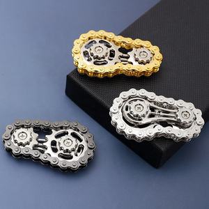 Mainan Fidget Spinner Logam Berkualitas Tinggi untuk Dewasa, Autisme, EDC, Novelty, Sprocket Flywheel Sepeda, Rantai Gear, Hadiah Promosi - Product Image 4
