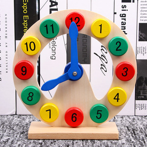 Hot Style Wooden Puzzle Hollow Digital Clock Early Education Kindergarten Toy for 3-6 Years Enlightenment for Kids Boys & Girls - Product Image 3