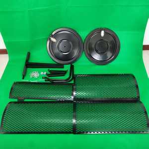 Di alta qualità leggero e resistente in rete metallica maneggiato Drum <span class=keywords><strong>Spreader</strong></span> regolabile-altezza per concimazione e semina Compost aeratori - Product Image 4