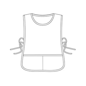 Tablier unisexe en polyester de style gilet, motif floral, pour cuisine et <span class=keywords><strong>barman</strong></span>, style européen et américain, gaufré, pour le commerce transfrontalier - Product Image 5