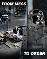 Bolsa Magnética para Gimnasio Porta Botella de Agua al por Mayor para Entrenamiento Deportivo con Correa para el Hombro