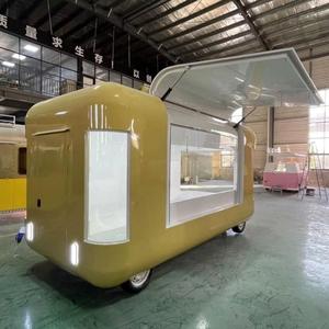 Hot thực phẩm giỏ hàng phục vụ Trailer nhà sản xuất bong bóng trà cà phê bán hàng tự động giỏ hàng thực phẩm Trailer nhỏ đầy đủ trang bị thực phẩm xe tải để bán - Product Image 2