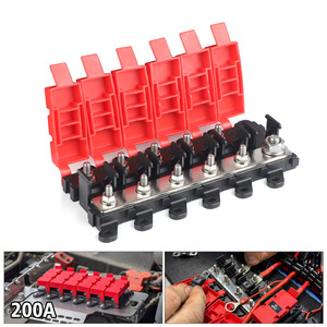 บล็อกฟิวส์ 6 ทาง Cnspeed 200A ABS กันน้ำ IP66 สำหรับใช้ในระบบไฟฟ้ารถยนต์ - Product Image 3