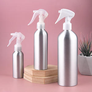 Vente en gros 50ml 100ml 120ml 150ml 200ml 250ml Flacon vaporisateur de parfum cosmétique en aluminium vide argenté - Product Image 1
