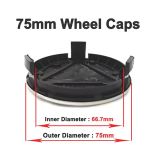 Tapas Centrales para Ruedas de Coche 3D ABS de 75 mm y 3 Pines para <span class=keywords><strong>Mercedes</strong></span> Benz W203 W204 W205 W176 W177 W212 W213 X156 X253 A1714000025 - Product Image 2