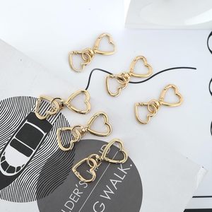ZROSDSGY Pcs Heart Swivel <b>Spring</b> Clasps Metal <b>Spring</b> Key Chain Hook Clasps <b>Clip</b> Hanging Hooks For DIY Crafts Key Chains Bright G - Product Image 2