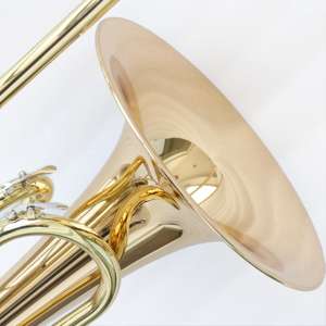Trombones Focustyle Laque d'Or <span class=keywords><strong>Trombone</strong></span> Cloche en <span class=keywords><strong>Cuivre</strong></span> Doré <span class=keywords><strong>Trombone</strong></span> Bb/F/D/Ab Tone - Product Image 5
