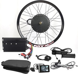 <span class=keywords><strong>Kit</strong></span> de Conversión de Bicicleta Eléctrica con Motor de Cubo Sin Escobillas de 52V 2000W, Batería de Litio y Marco Metálico - Product Image 3