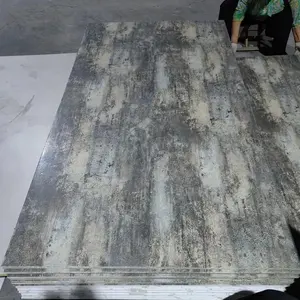 Hot sale plastic uv board interior decoration pvc marble wall panel plates