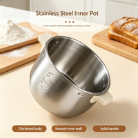Machine à pétrir la pâte électrique automatique 5L 7L avec fonction de fermentation, 200W, mélangeur à farine en acier inoxydable pour boulangerie