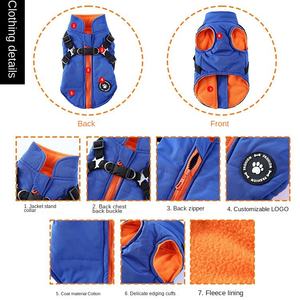 Chaqueta impermeable de invierno <span class=keywords><strong>para</strong></span> <span class=keywords><strong>perros</strong></span> pequeños y medianos abrigo grueso <span class=keywords><strong>para</strong></span> mascotas <span class=keywords><strong>para</strong></span> <span class=keywords><strong>Yorkshire</strong></span> Terrier accesorio de Año Nuevo - Product Image 5