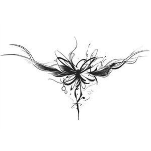 <b>Large</b> Chest Waist Semi Permanent Temporary Tattoo Sticker Waterproof Realistic Removable Body Art - Product Image 5