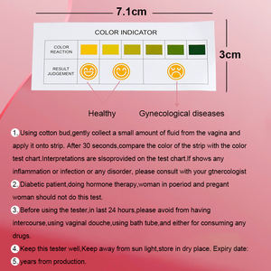 Oem Verkoop <span class=keywords><strong>Vagina</strong></span> Gezondheid Zelftest Kaart Custom Pakket Vrouwelijke <span class=keywords><strong>Vagina</strong></span> Ontsteking Vrouwelijke Vaginale Test Papier - Product Image 4