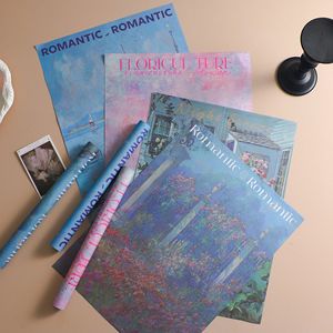 Papier d'emballage artisanal imperméable à l'eau, recouvert de PVC écologique, à motifs floraux, pour les cadeaux de mariage, d'anniversaire, de fête des mères - Product Image 4