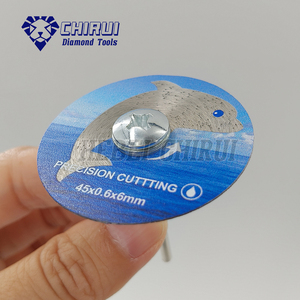 Lưỡi cưa kim cương siêu mỏng mini 45mm 50mm, cán tròn, dùng cắt gạch men chính xác - Product Image 4