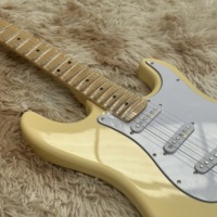 ST Factory OEM Electric Guitar Solid Light Yellow Wood Fast Shipping for Musicians Maple Back/Side Material