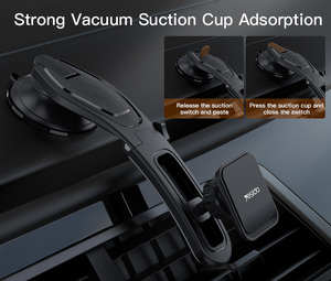 C107 Rotación de 360 grados Imán magnético flexible Tablero de instrumentos Soporte para teléfono móvil para automóvil Soporte de montaje Soporte de succión para automóvil - Product Image 6