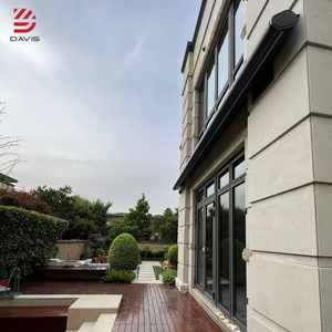 Auvent <span class=keywords><strong>motorisé</strong></span> rétractable électrique avec éclairage LED <span class=keywords><strong>3m</strong></span> X 6m Ouverture automatique Utilisation en extérieur sur balcon - Product Image 2