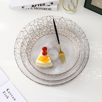 Plateau de présentation en plastique pour salades, contenants de stockage alimentaire, service et décoration, assiette à fruits secs, bonbons, avec couvercle, écologique, moderne, pour fêtes