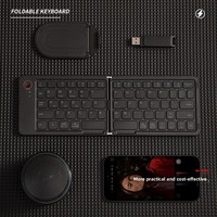 Set Hadiah Bisnis Mewah Mug Kopi Logo Kustom Mouse & Keyboard Lipat - Hadiah Praktis untuk Klien